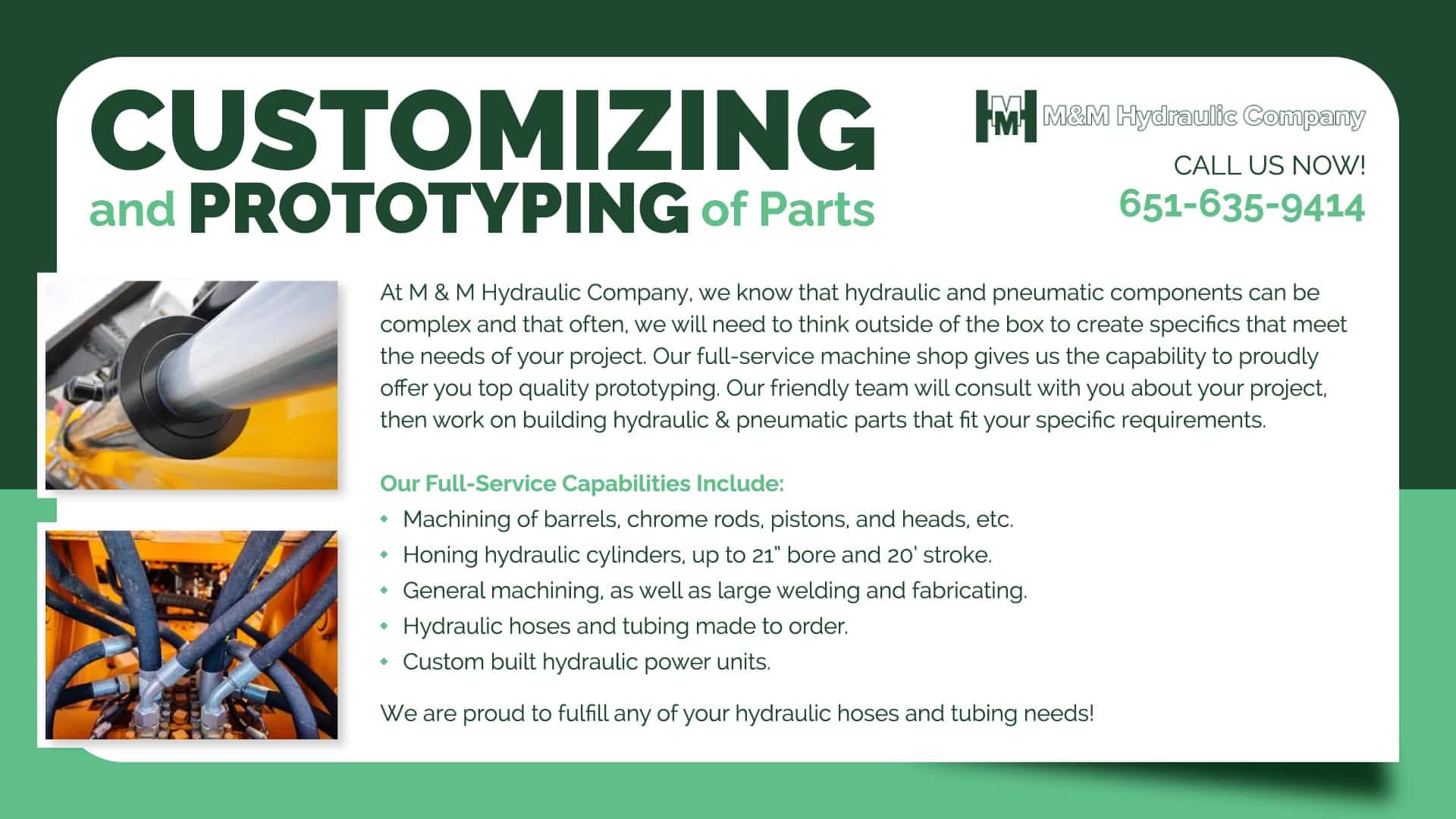 Hydraulic & Pneumatic Parts M&M Hydraulic Company